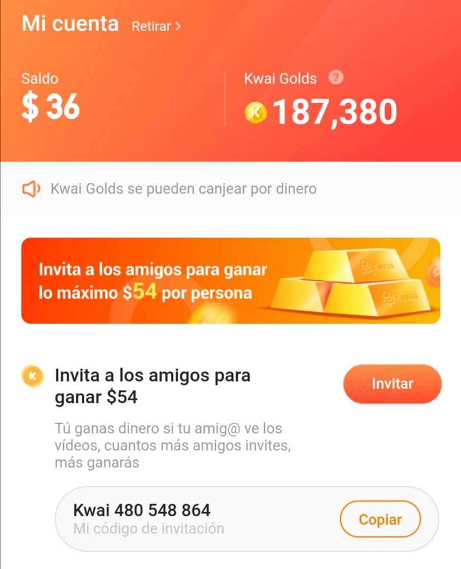 App Kwai app de videos cortos con recompensa en efectivo 