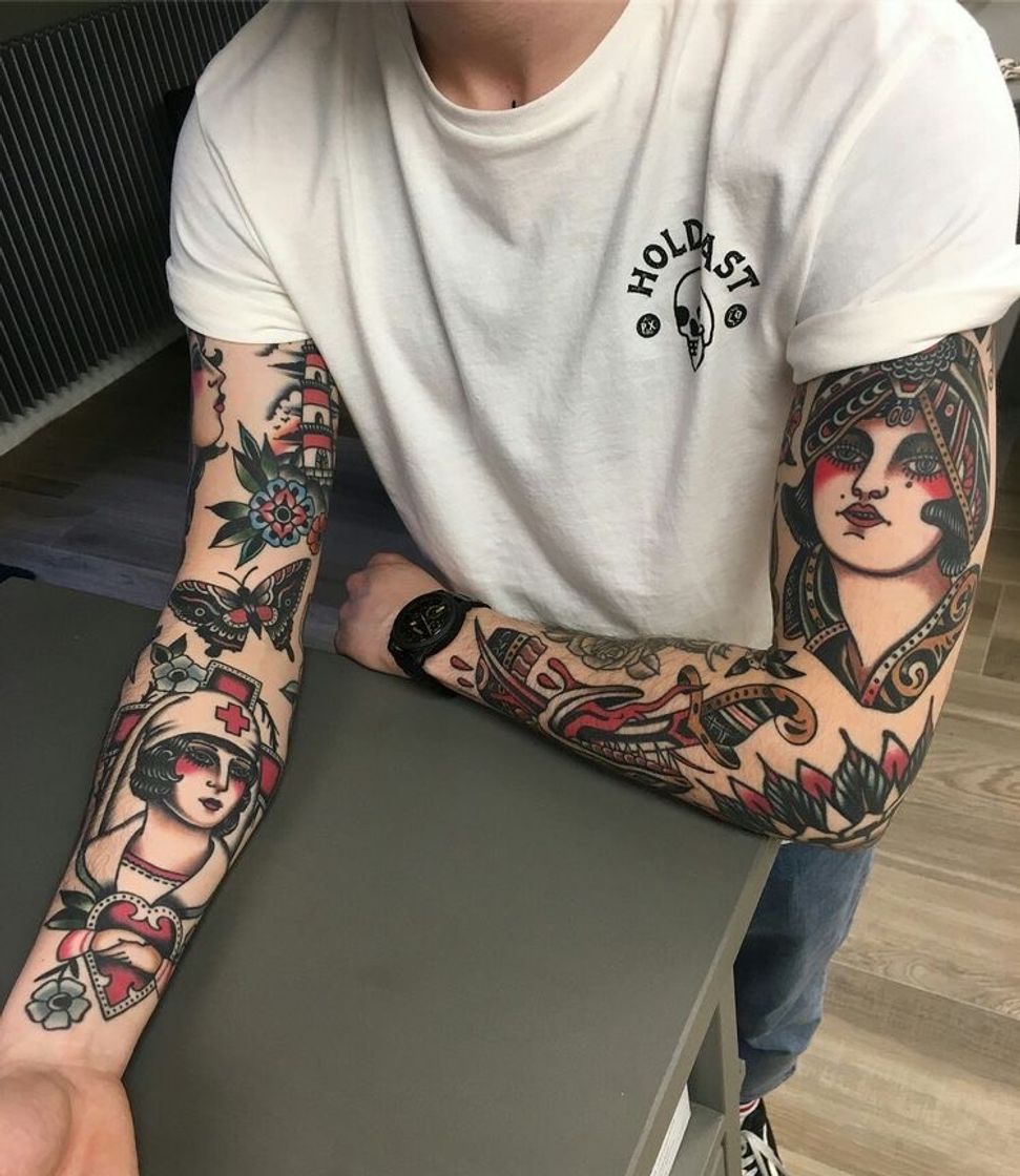 Moda Homens tatuados 🤤