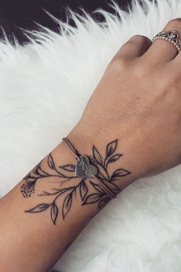 Fashion tattoo floral 