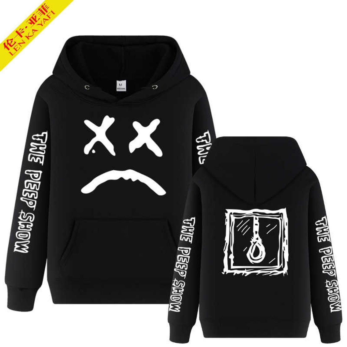 Fashion Death Note Hoodies Sudadera con Capucha de Lana para Hombre 2020 Jerseys de Lana de Invierno Ropa de Hip Hop Manga Completa Negro Moletom Masculino