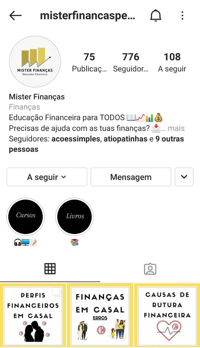 Moda Mister Finanças 