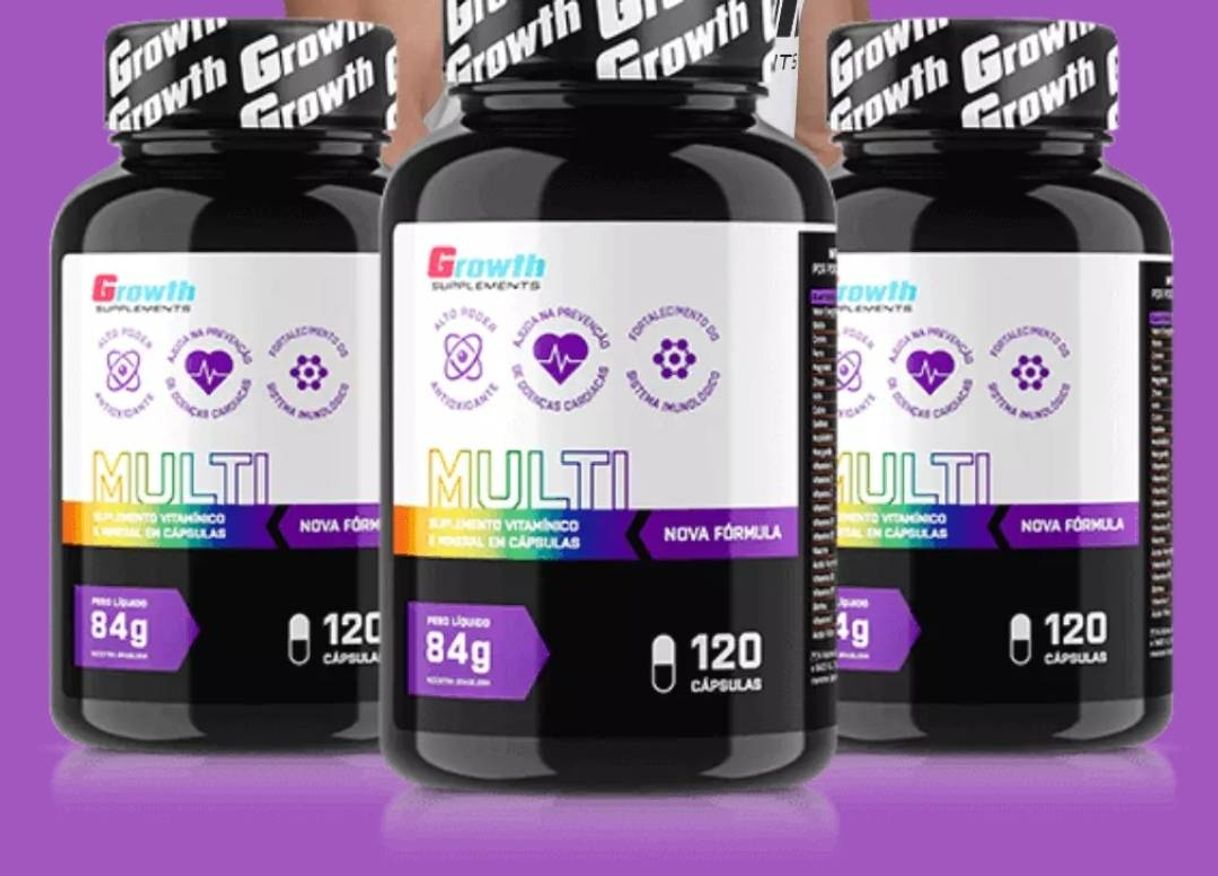 Moda Multivitamínico (120 cáps): Nova fórmula! Confira! | Growth