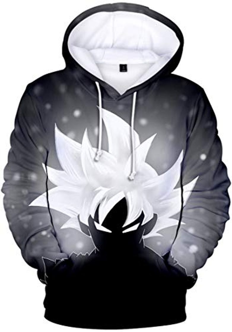 Social PANOZON Sudadera para Hombre Impresa Dragon Ball Chaqueta Deportiva Anime Japonés Estilo