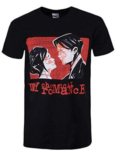 My Chemical Romance Faces Camiseta Negro XL