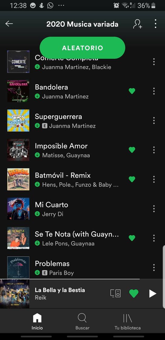 Canción Música variada 2020💚