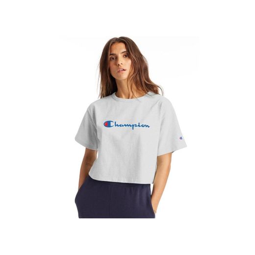 Camiseta Champion Cropped Feminina Mescla 