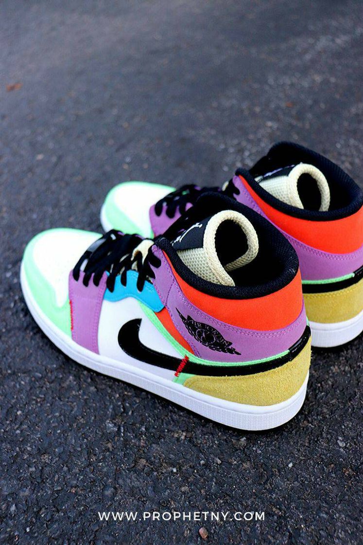 Moda Air Jordan 1 mid SE multi-color 