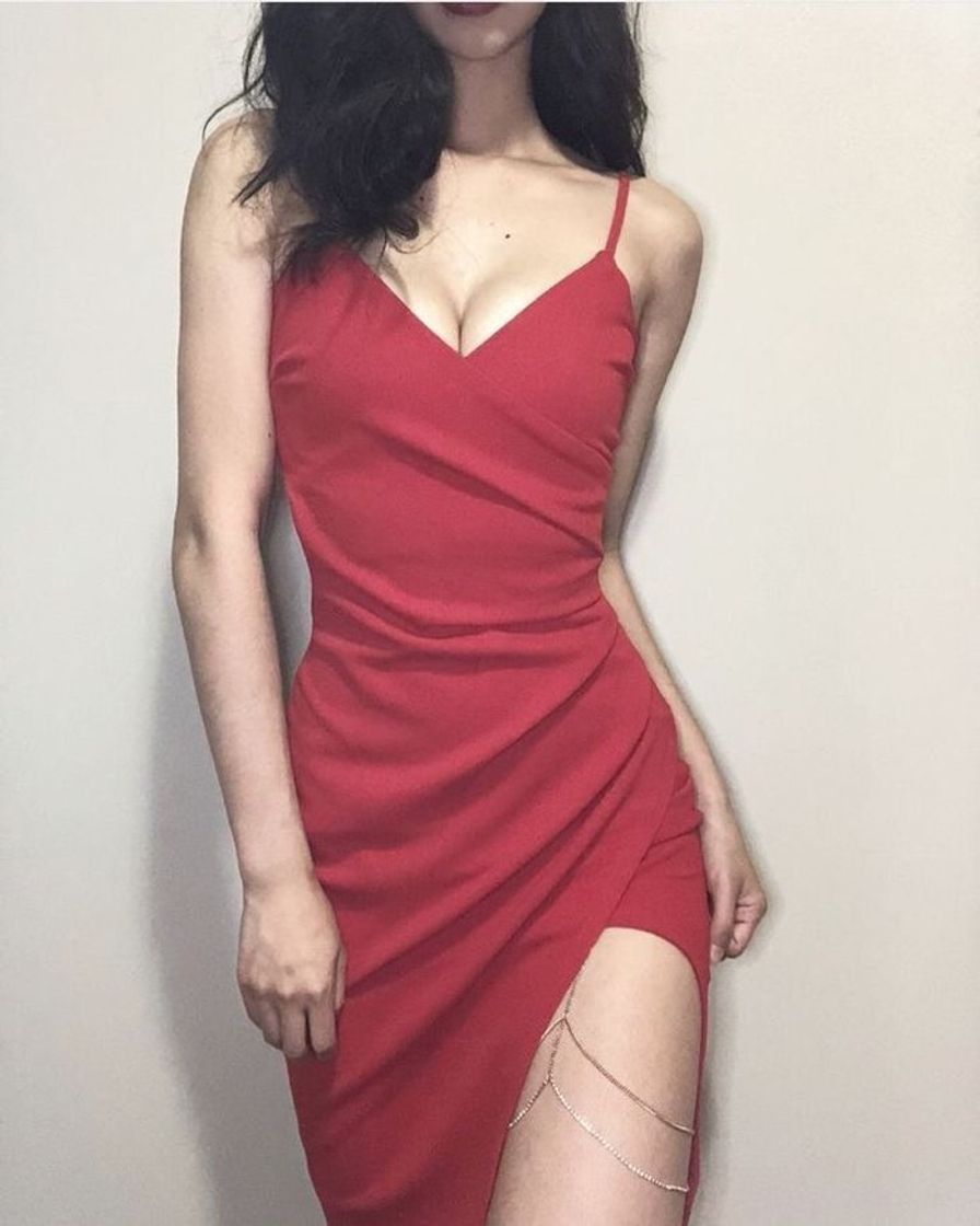 Moda Vestido vermelho 