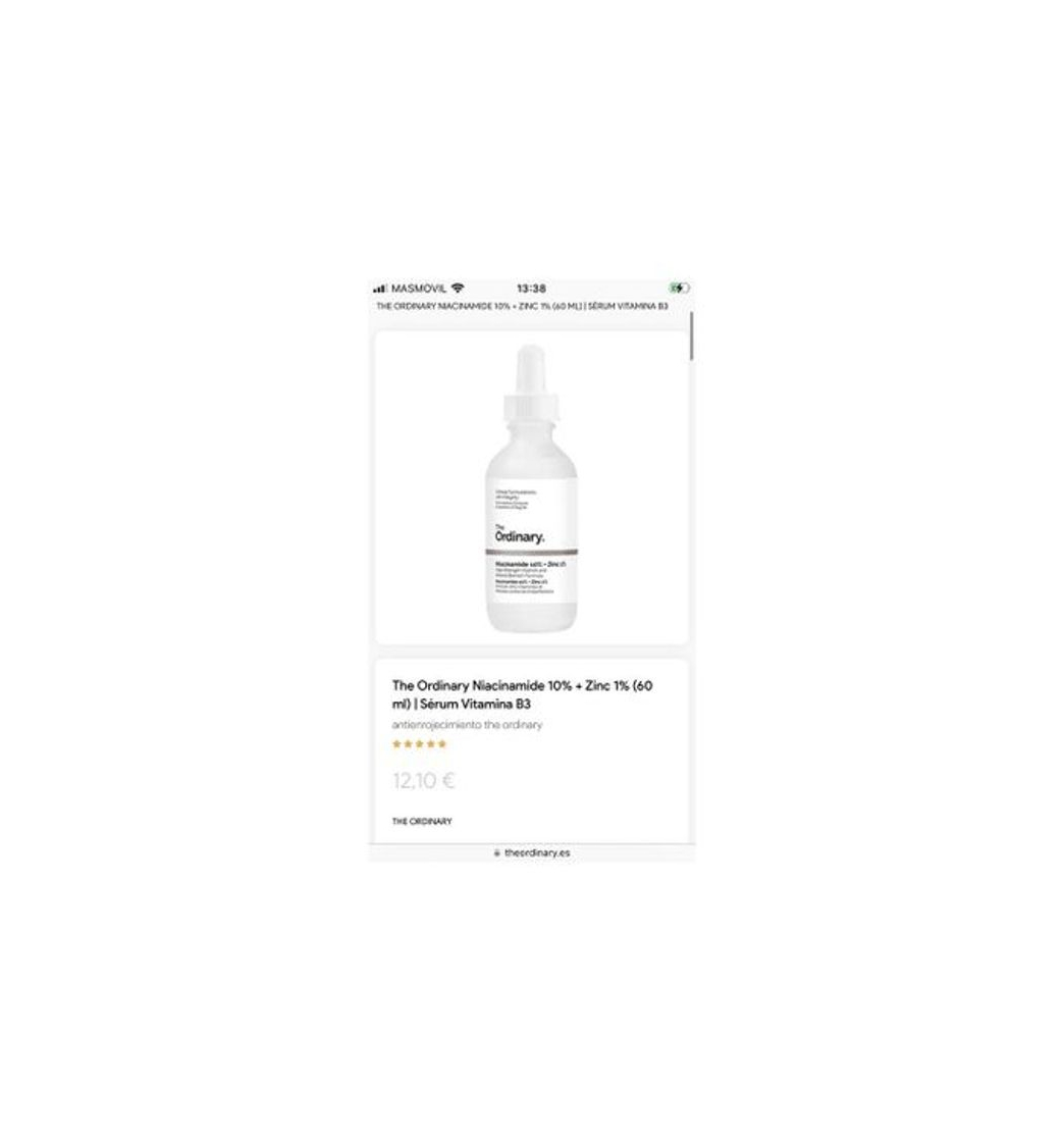 Beauty The Ordinary Niacinamide 10%