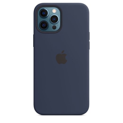 iPhone 12 Pro Max Silicone Case with MagSafe - Deep Navy - Apple