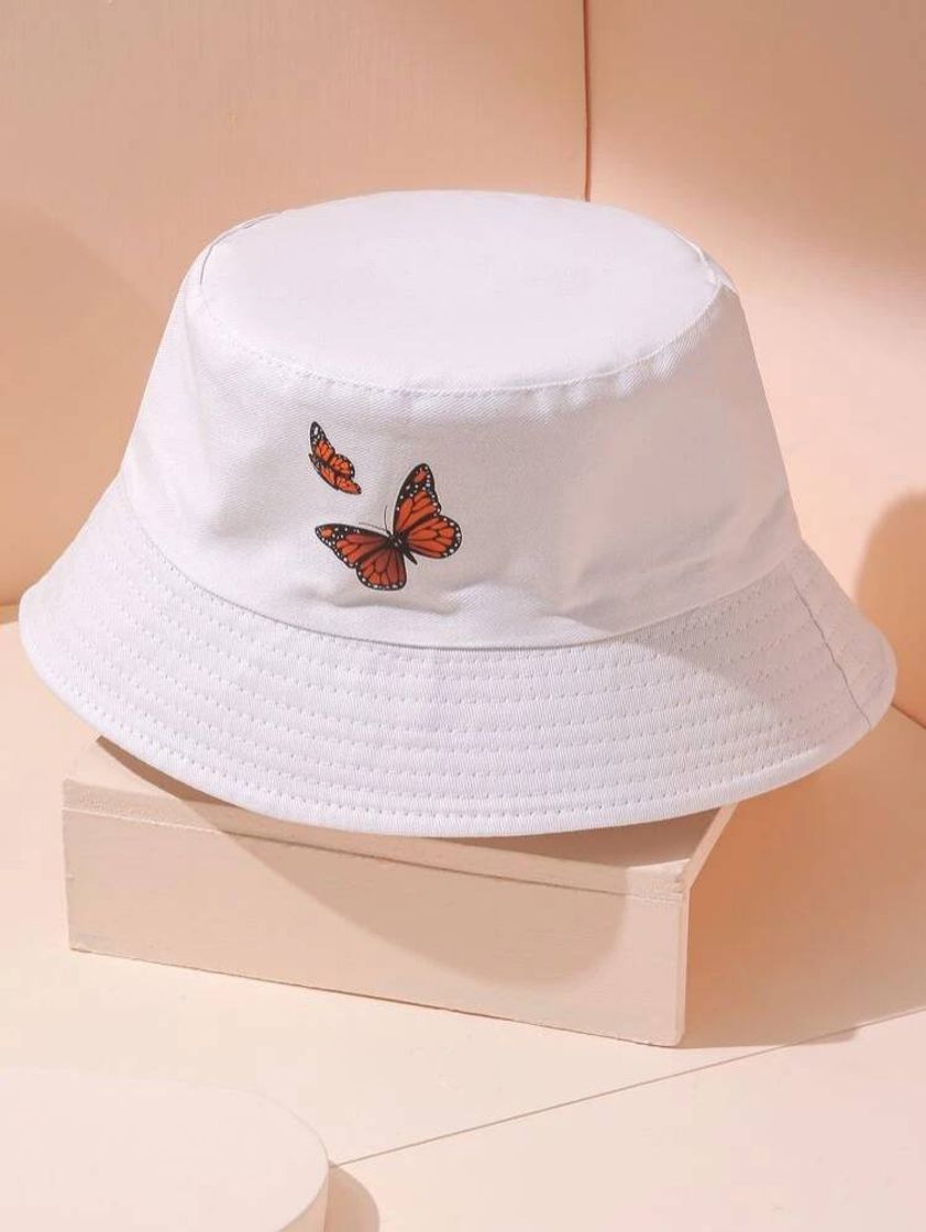 Moda Bucket Hat borboleta