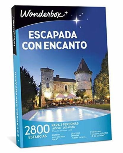 WONDERBOX Caja Regalo -ESCAPADA con Encanto- 2.800 estancias para Dos Personas en
