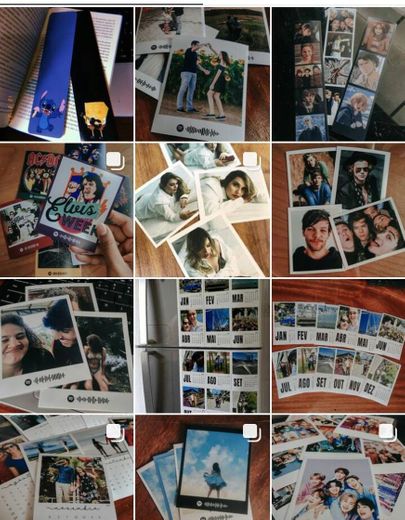 Fotos Polaroid e marca páginas personalizados ❤