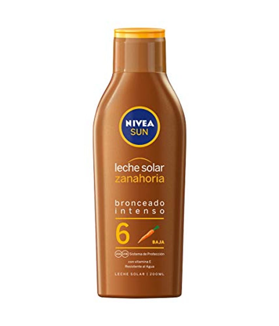 Beauty NIVEA DEEP TANNING carotene  - Loción con protección solar SPF6, 200 ml