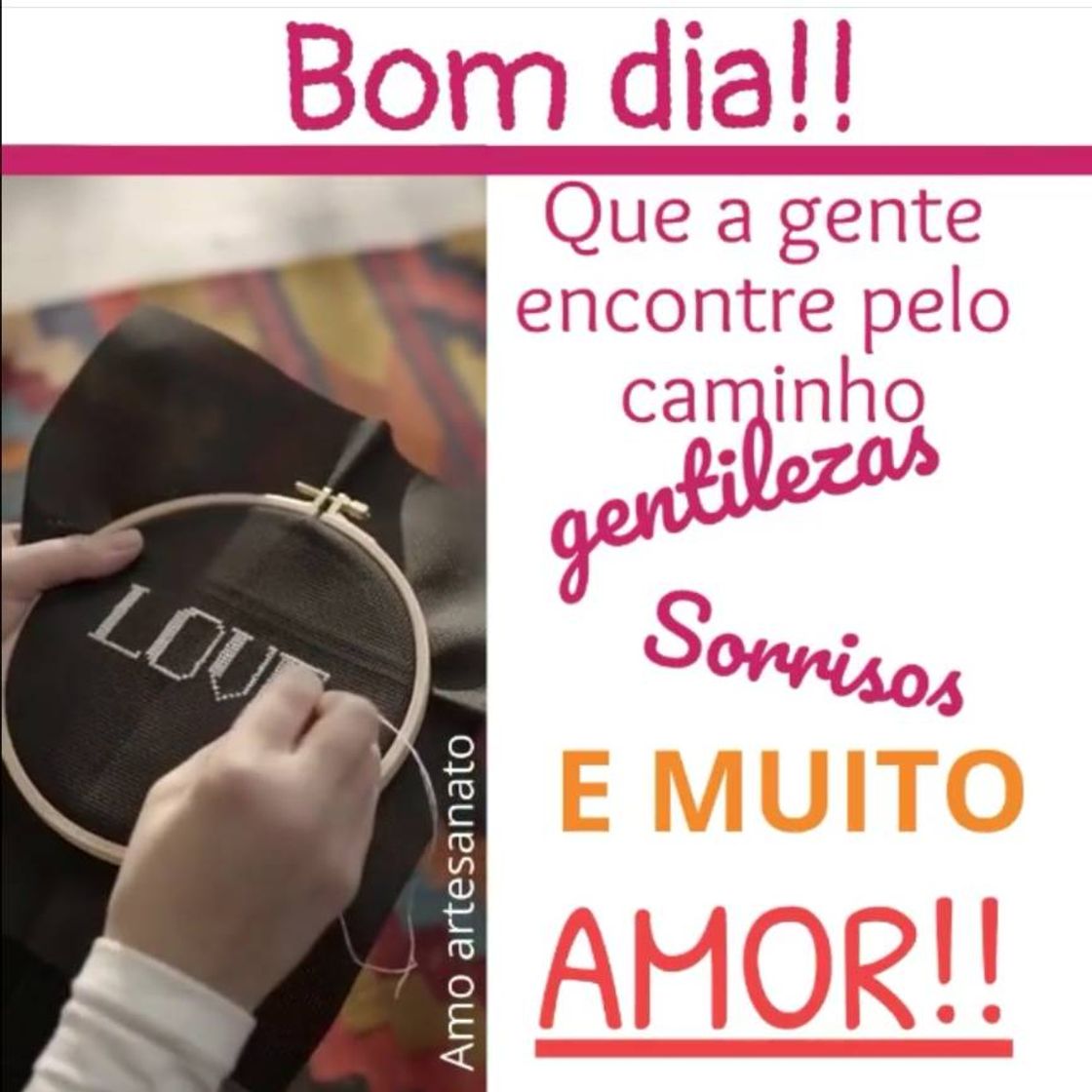 Fashion Mensagem positiva de AMOR