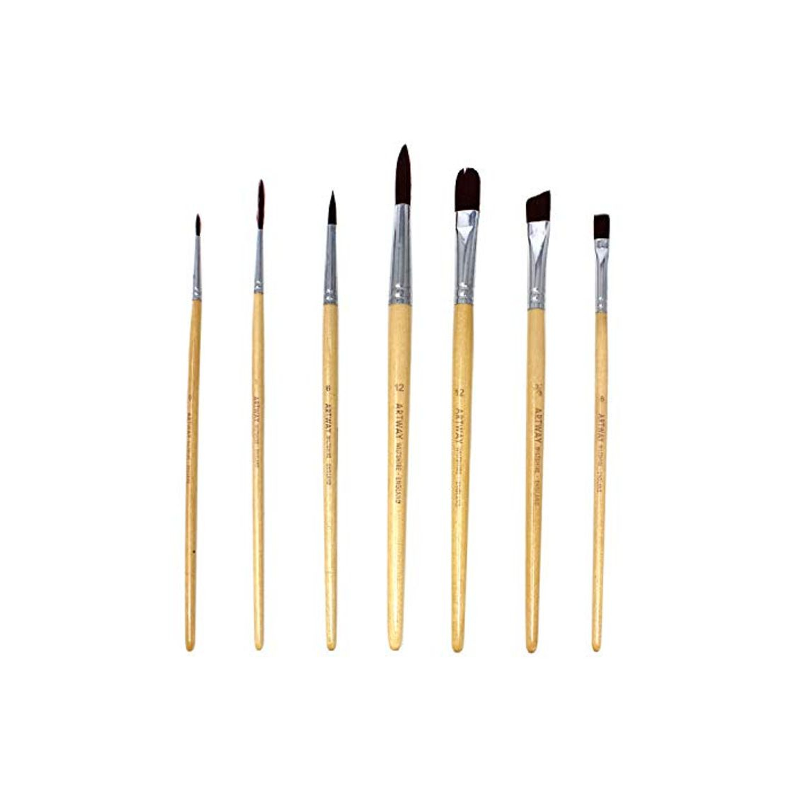 Products Artway - Set de 7 pinceles de pintura - Redondos