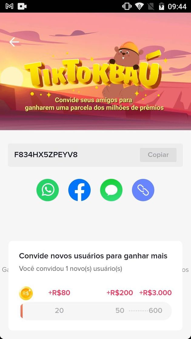 Social Tik Tok a nova promoção