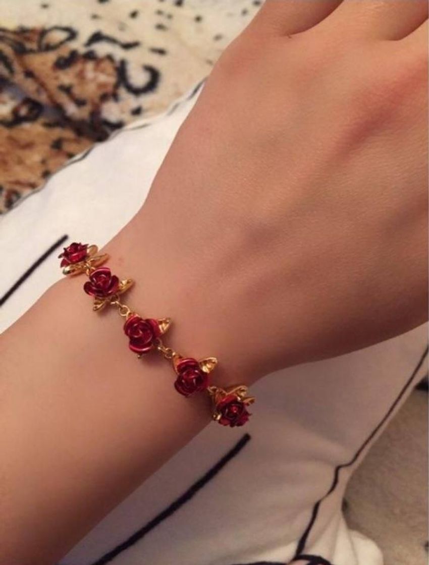 Social Swarovski Crystal hot red Rose flower