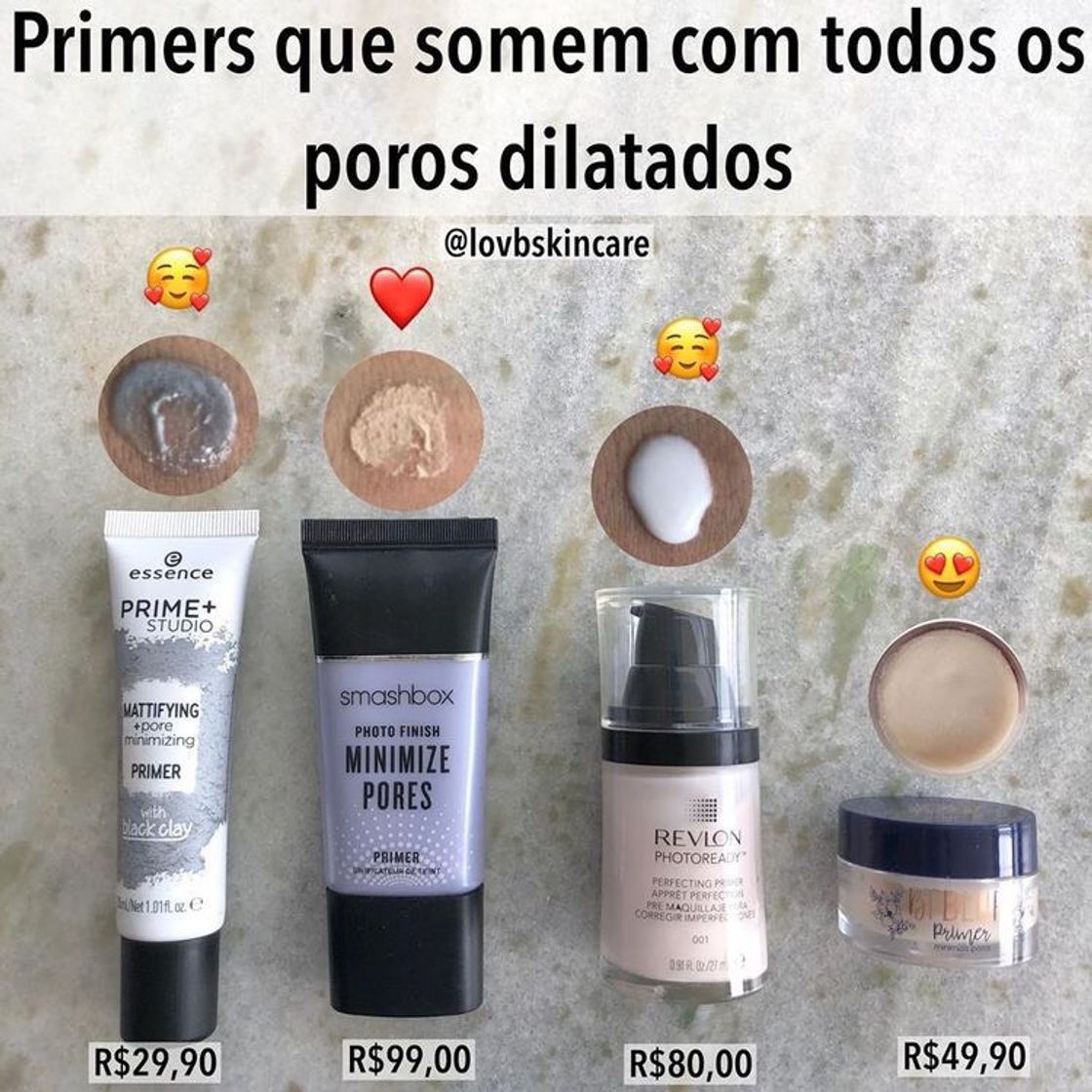 Fashion Primes que ajudam a tampar os poros