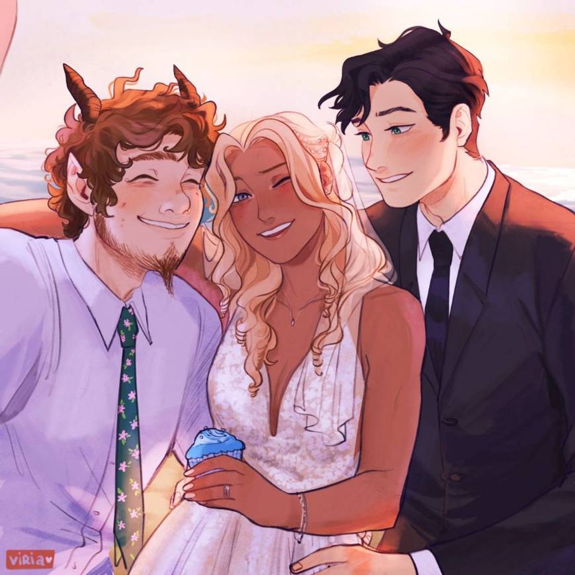 Moda Grover, Annabeth & Percy 