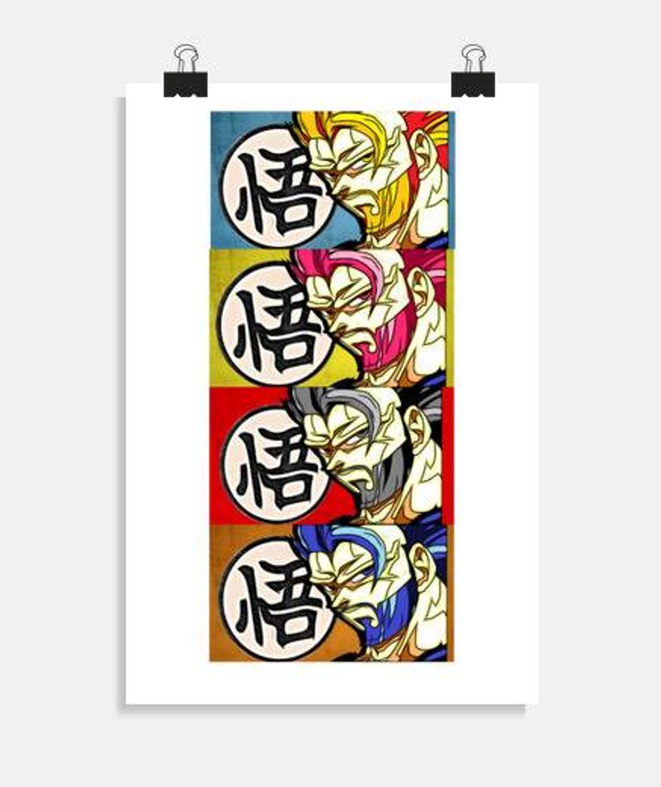 Social PÓSTER POSTER GOKU COLLAGE - MAD