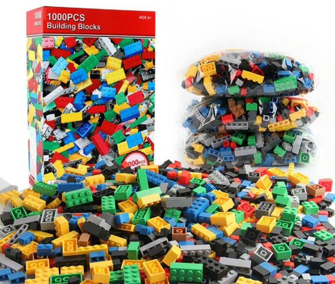 Fashion 1000 Pieces DIY Building Blocks Bulk Sets City Creative Classic ...