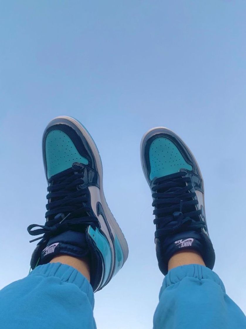 Moda Air Jordan 1 Blue Chill