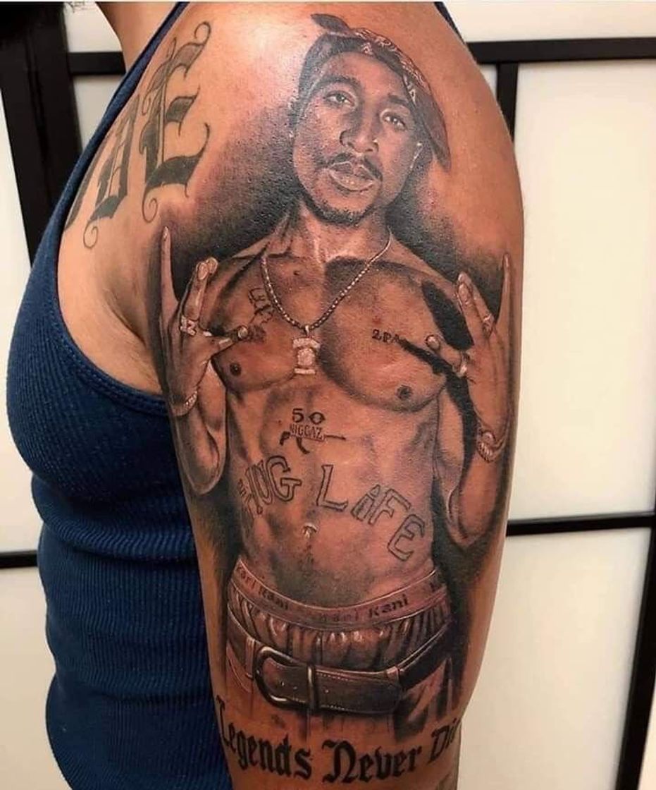 Fashion tatto tupac 