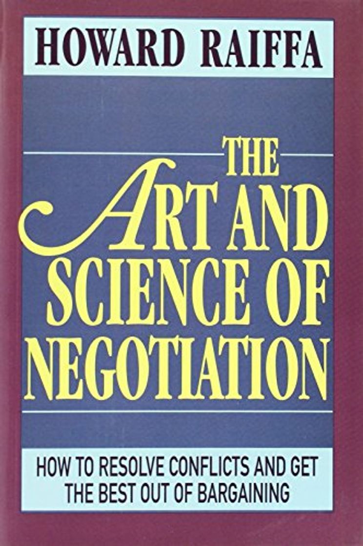 Book The Art and Science of Negotiation