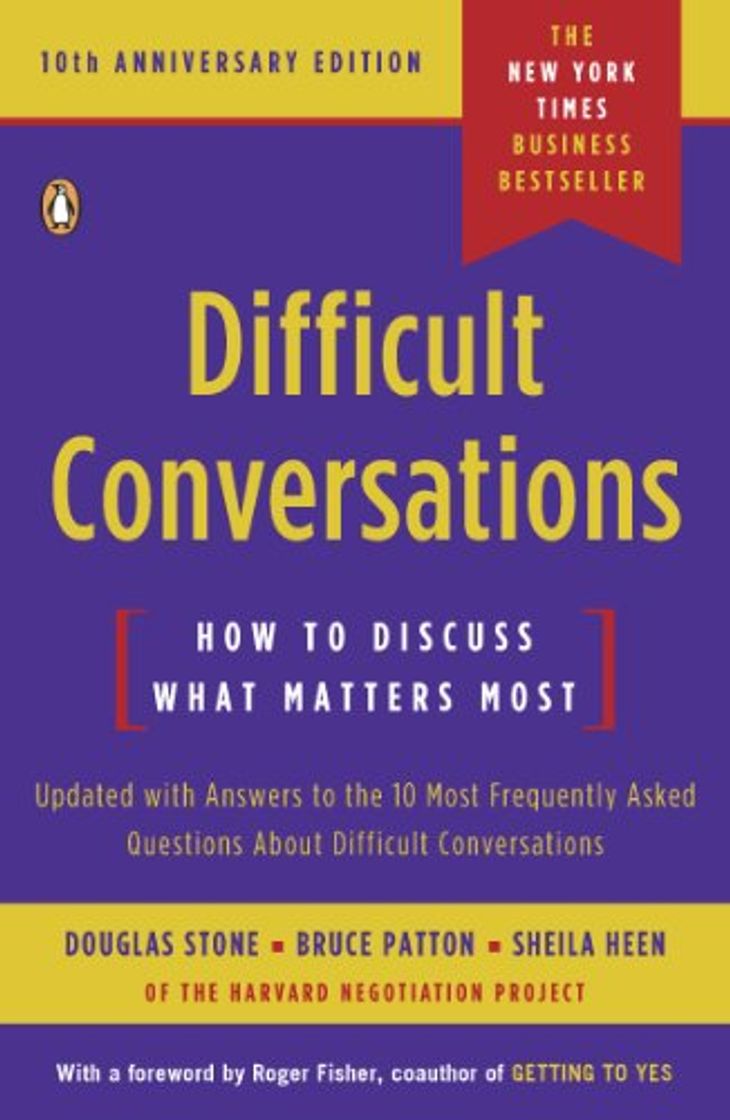 Libro Difficult Conversations: How to Discuss What Matters Most