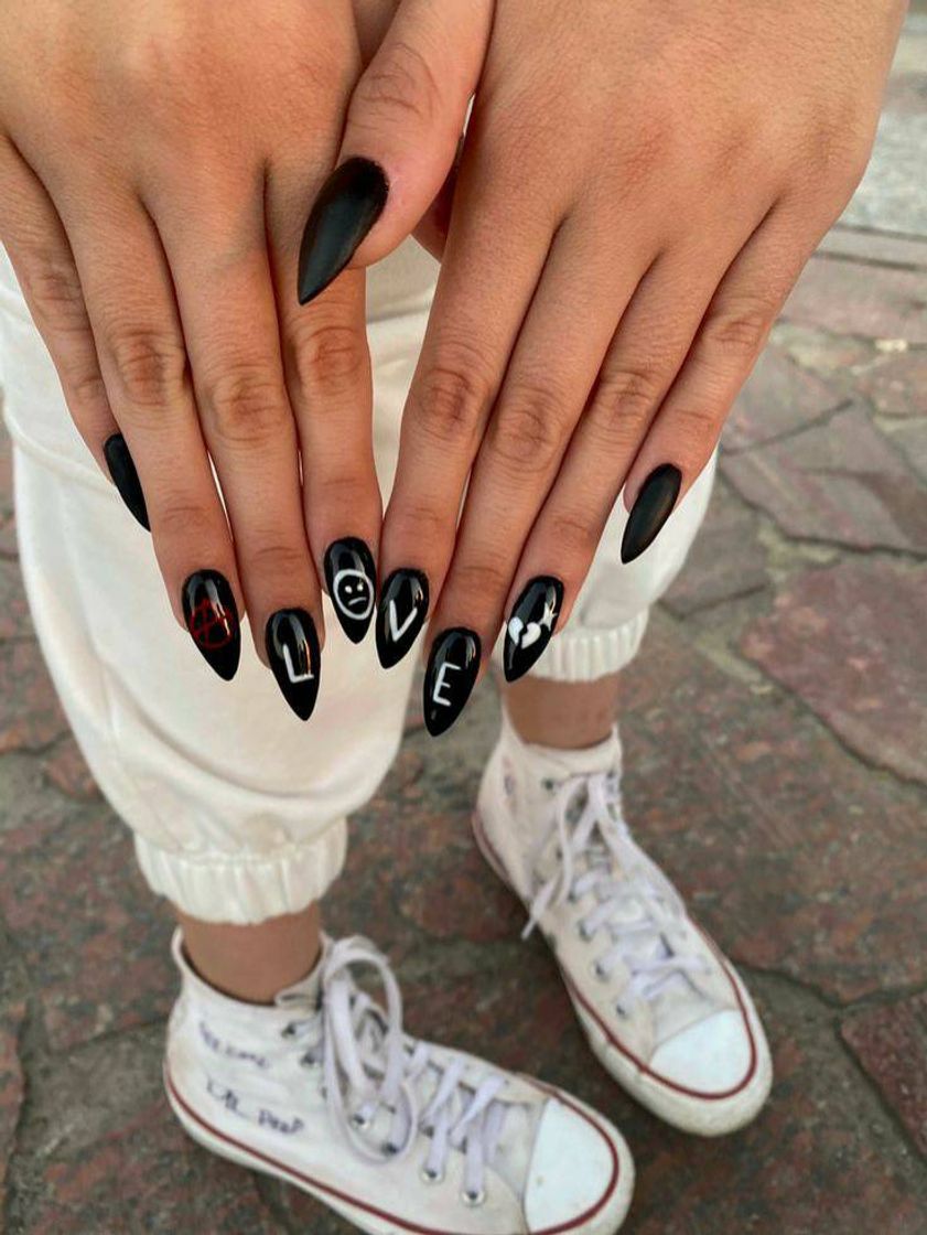 idéia de unhas (Lil Peep)
