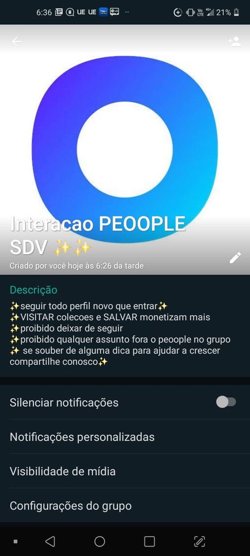 Fashion Grupo do whatsapp so do peoople vamos entrar e se ajudar 💜