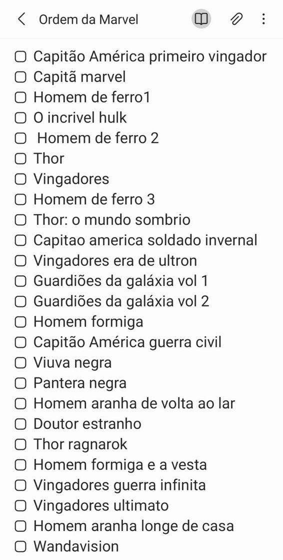 Fashion Filmes marvel para maratonar