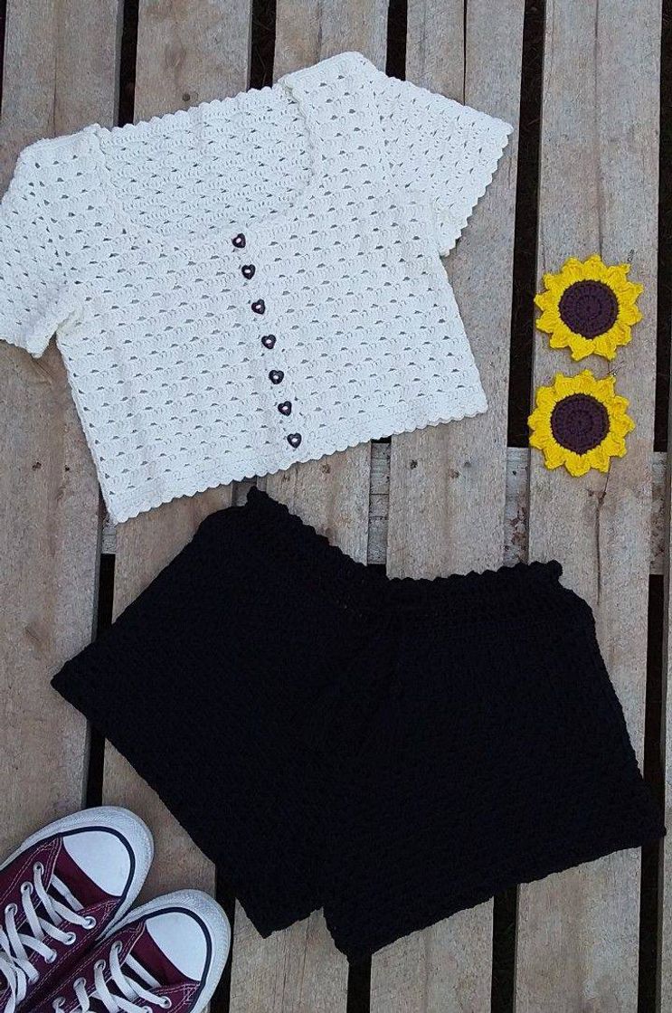 Moda Conjunto preto e branco 