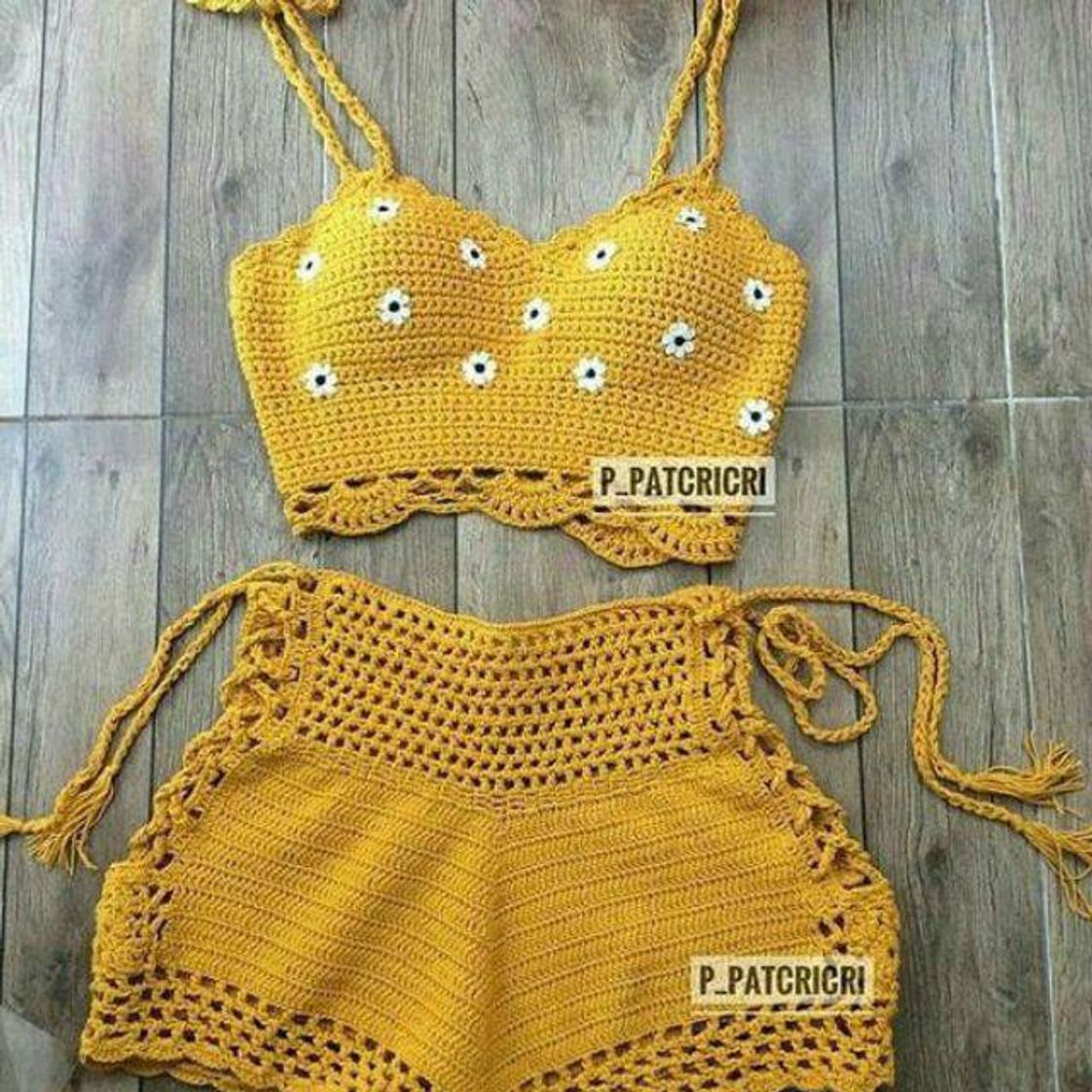 Moda Conjunto amarelo💛