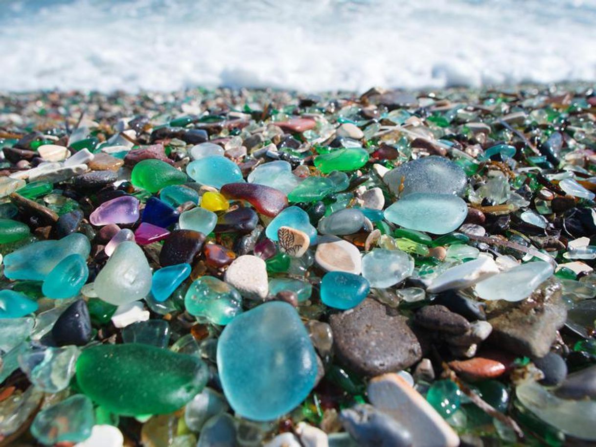 Lugar Glass Beach