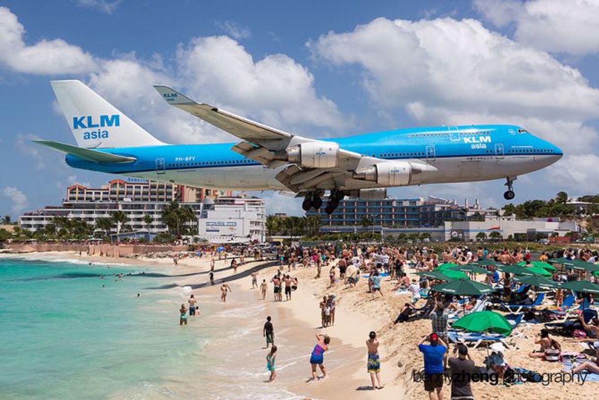 Lugar Maho Beach