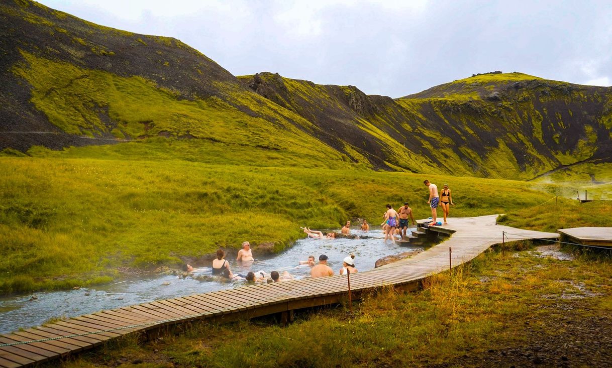 Place Reykjadalur Hot Spring Thermal River