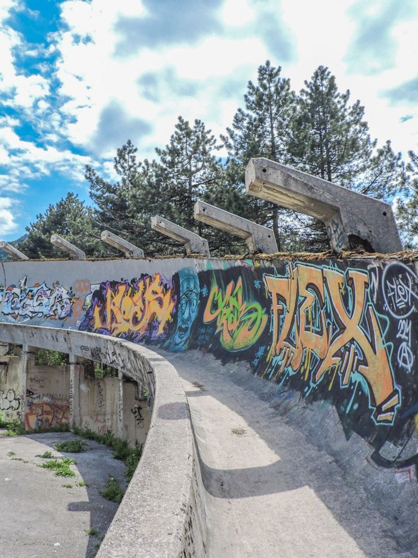 Place Sarajevo Abandoned Bobsled Track