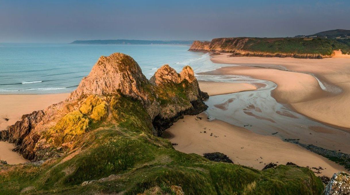 Lugares Three Cliffs Bay