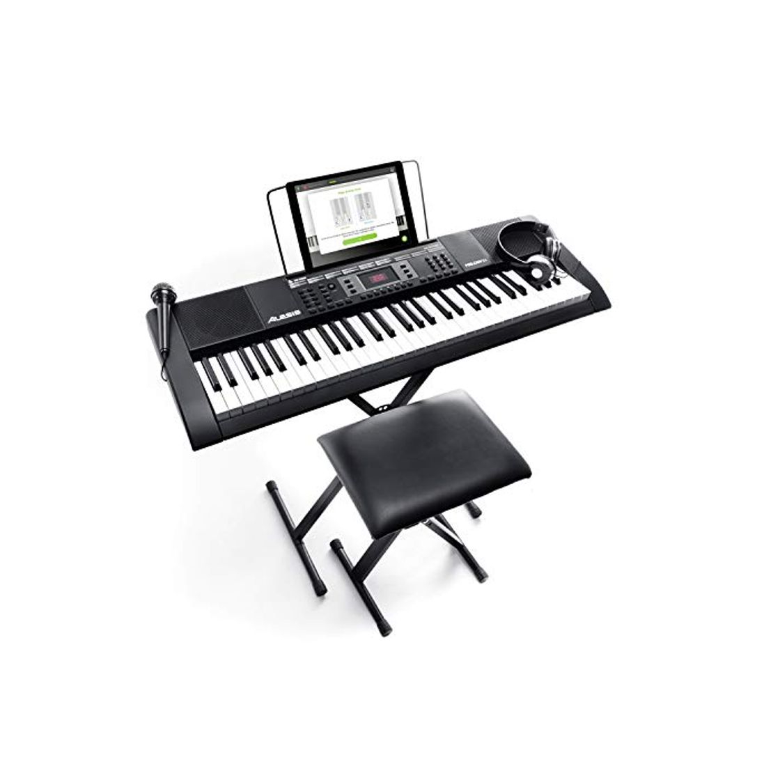 Electrónica Alesis Melody 61 MKII - Teclado portátil de 61 teclas con altavoces