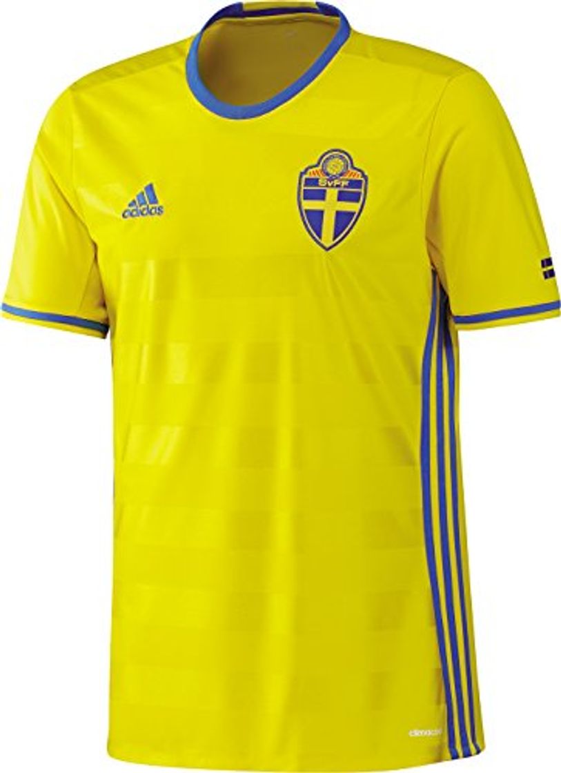 Moda adidas Svff H JSY Camiseta 1ª Equipación-Línea Asociación Sueca de Fútbol, Hombre,