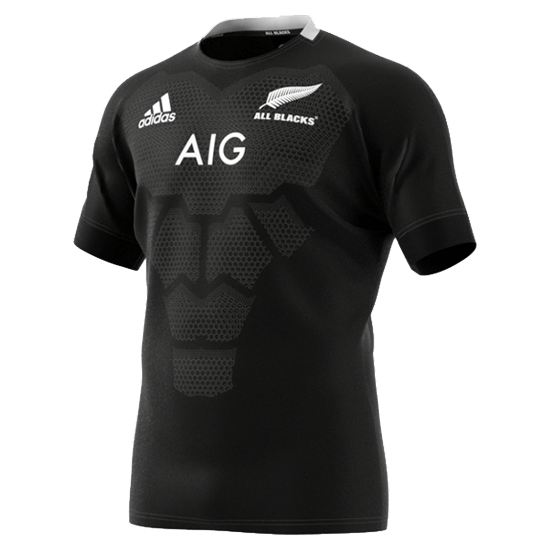 Moda Dirty Ray Rugby New Zealand All Black Camiseta Hombre KRB3