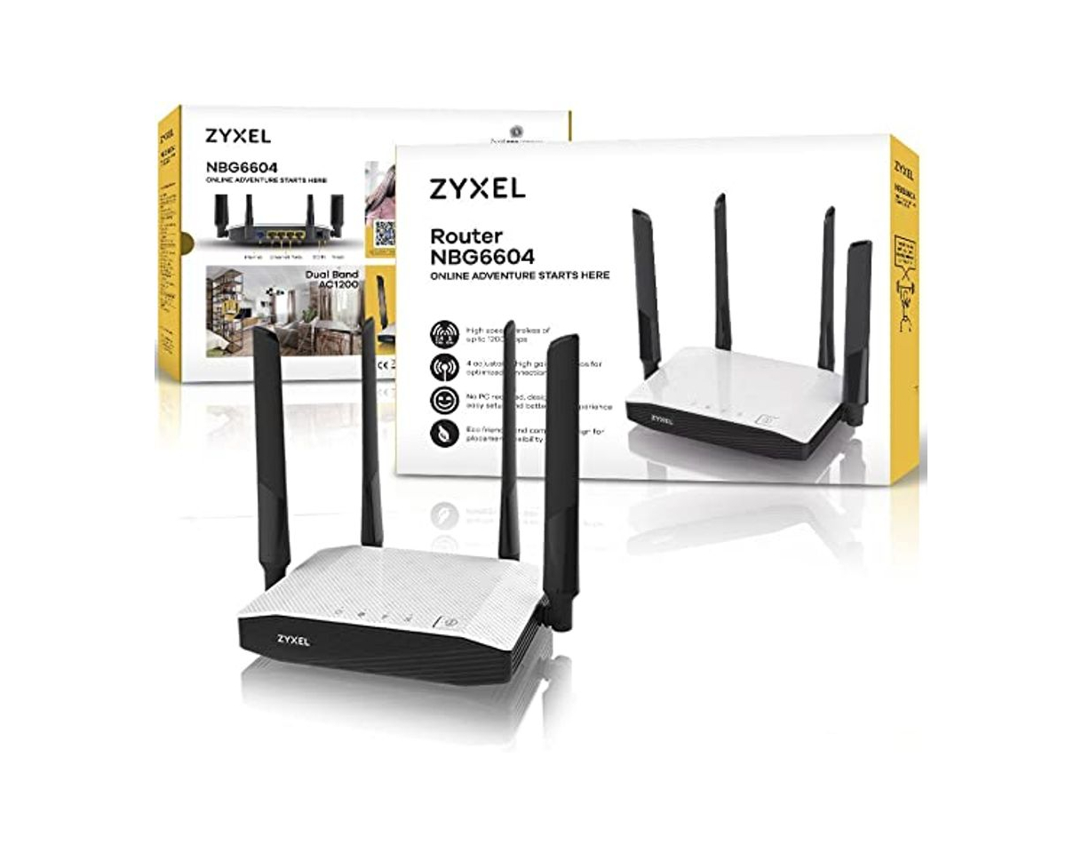 Products ZyXEL AC1200 Router Gateway inalámbrico de Banda Dual Gigabit [NBG6604]