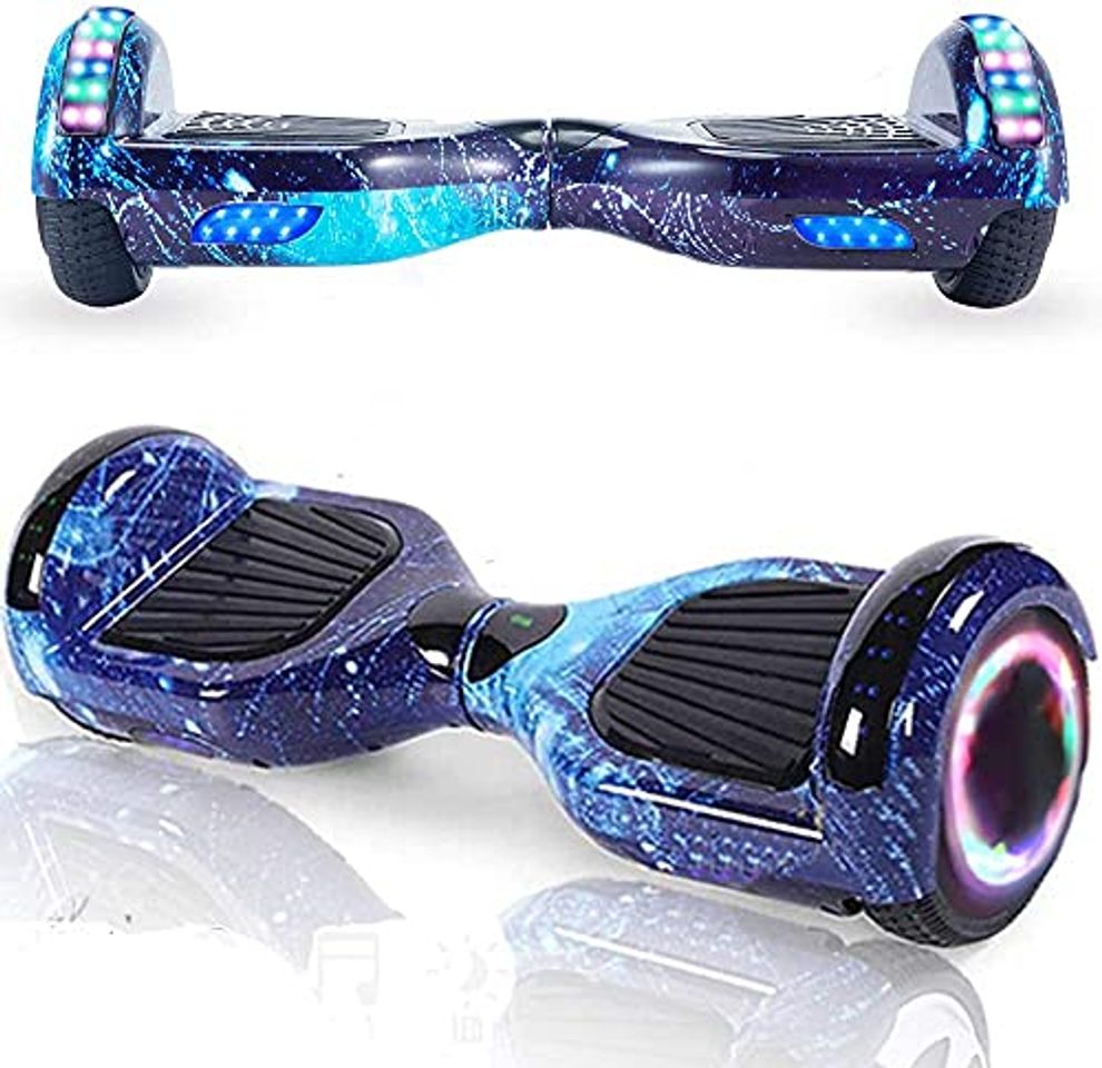 Productos Magic Vida 6.5´´ Hoverboard Patinete Eléctrico Bluetooth Scooter Monopatín Auto-Equilibrio Patín