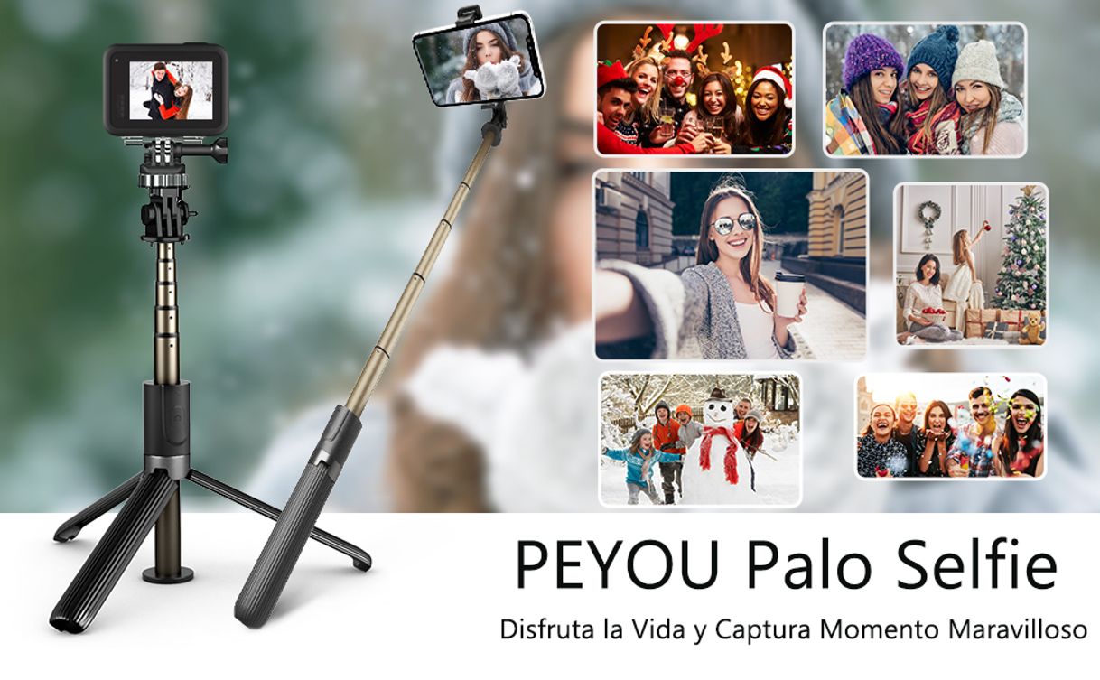 Product PEYOU Palo Selfie Trípode para Móvil