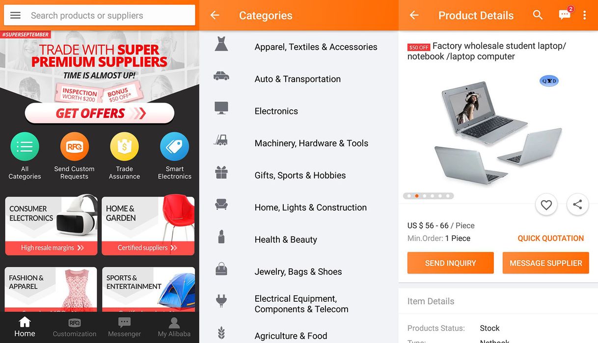 App Alibaba.com B2B Trade App