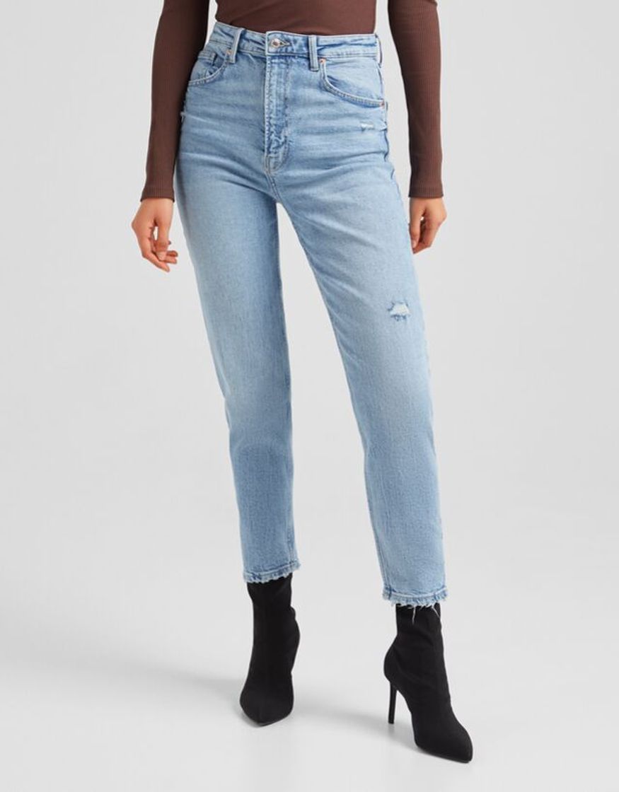 Fashion Jeans mom slim Bershka