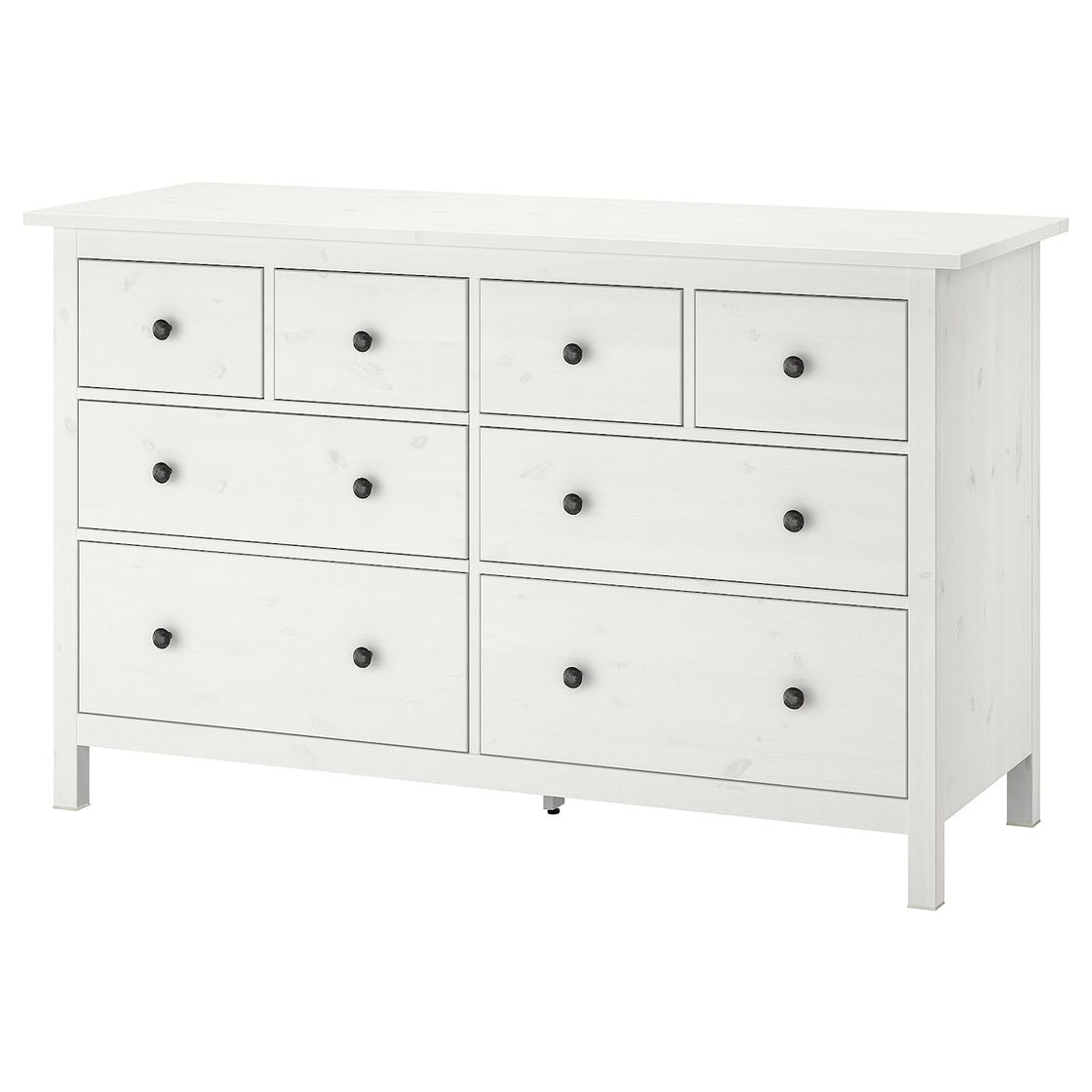 Fashion HEMNES Cómoda de 8 cajones, tinte blanco, 160x95 cm - IKEA