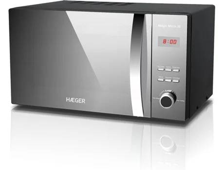 Moda Micro-ondas HAEGER Magic Micro (26 L - Sem Grill - Inox) | Worten.pt